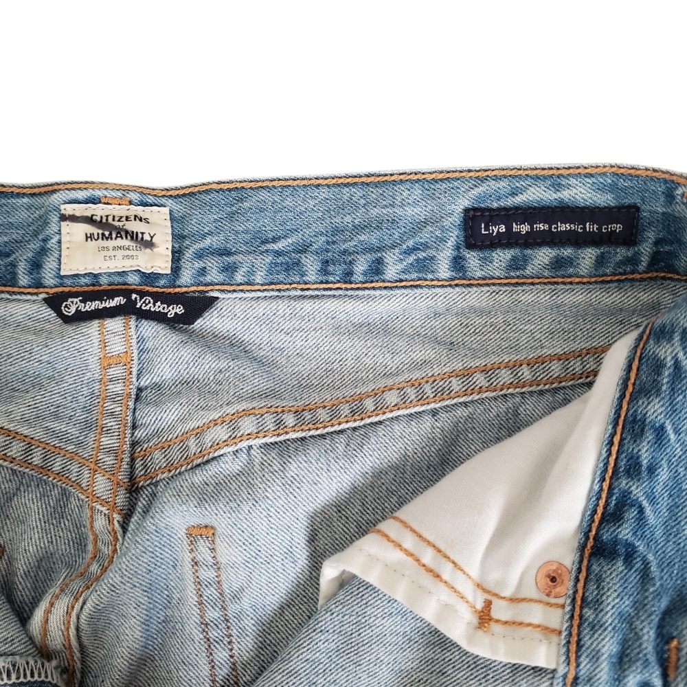 Citizens Of Humanity Light Blue Ankle Jeans - Picture 12 of 16
